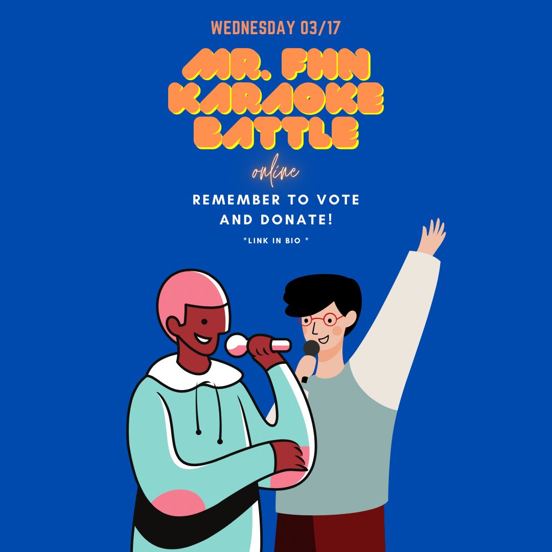 StuCoFHN's tweet photo. Today marks the third day of Mr FHN, today’s challenge was a karaoke/singing battle! Check out the link below to see the entries https://t.co/C97wZvLlqh
and this link to vote!! https://t.co/EdOJtm1u2e https://t.co/d3aKtvgQXM