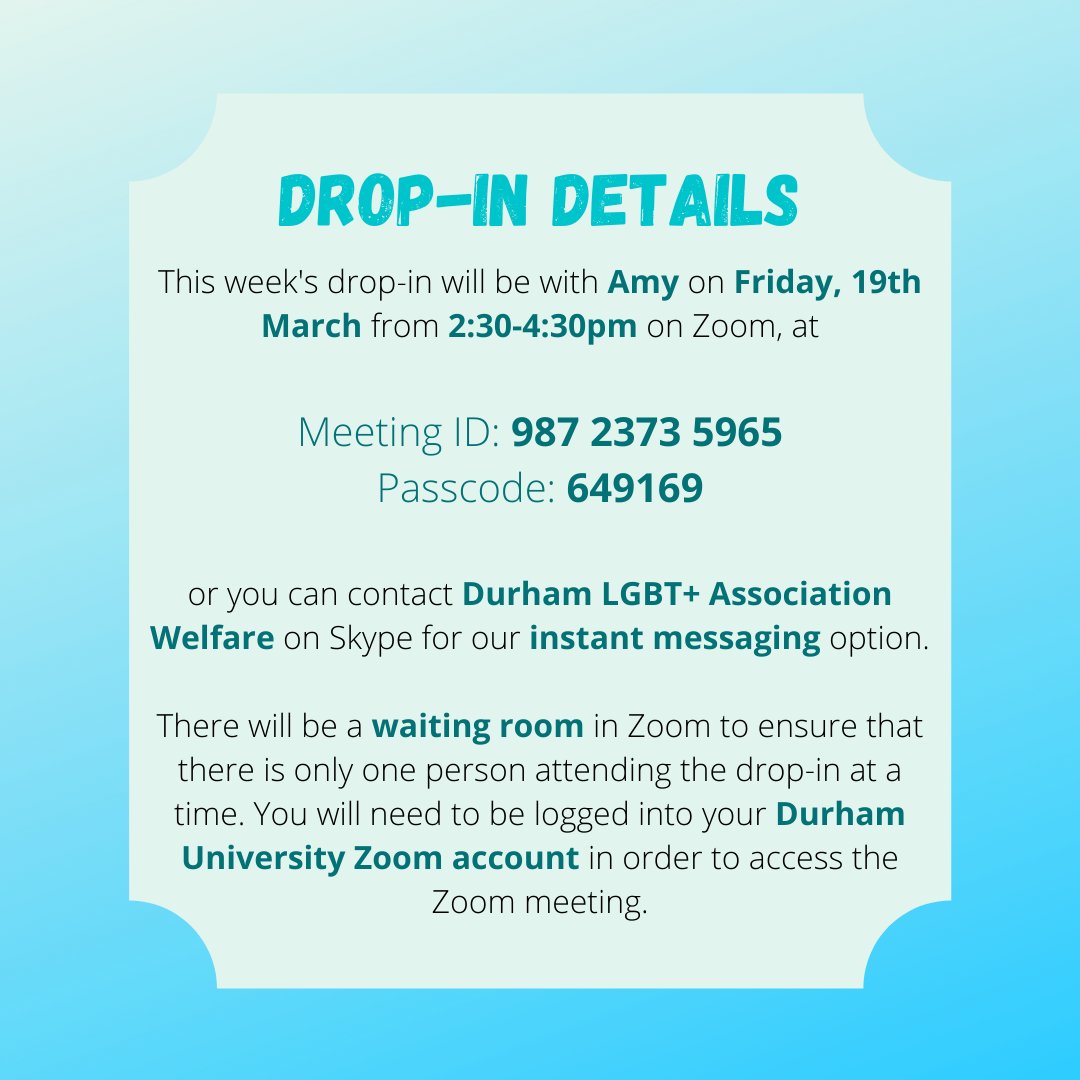 Durham LGBT+ Association tweet media