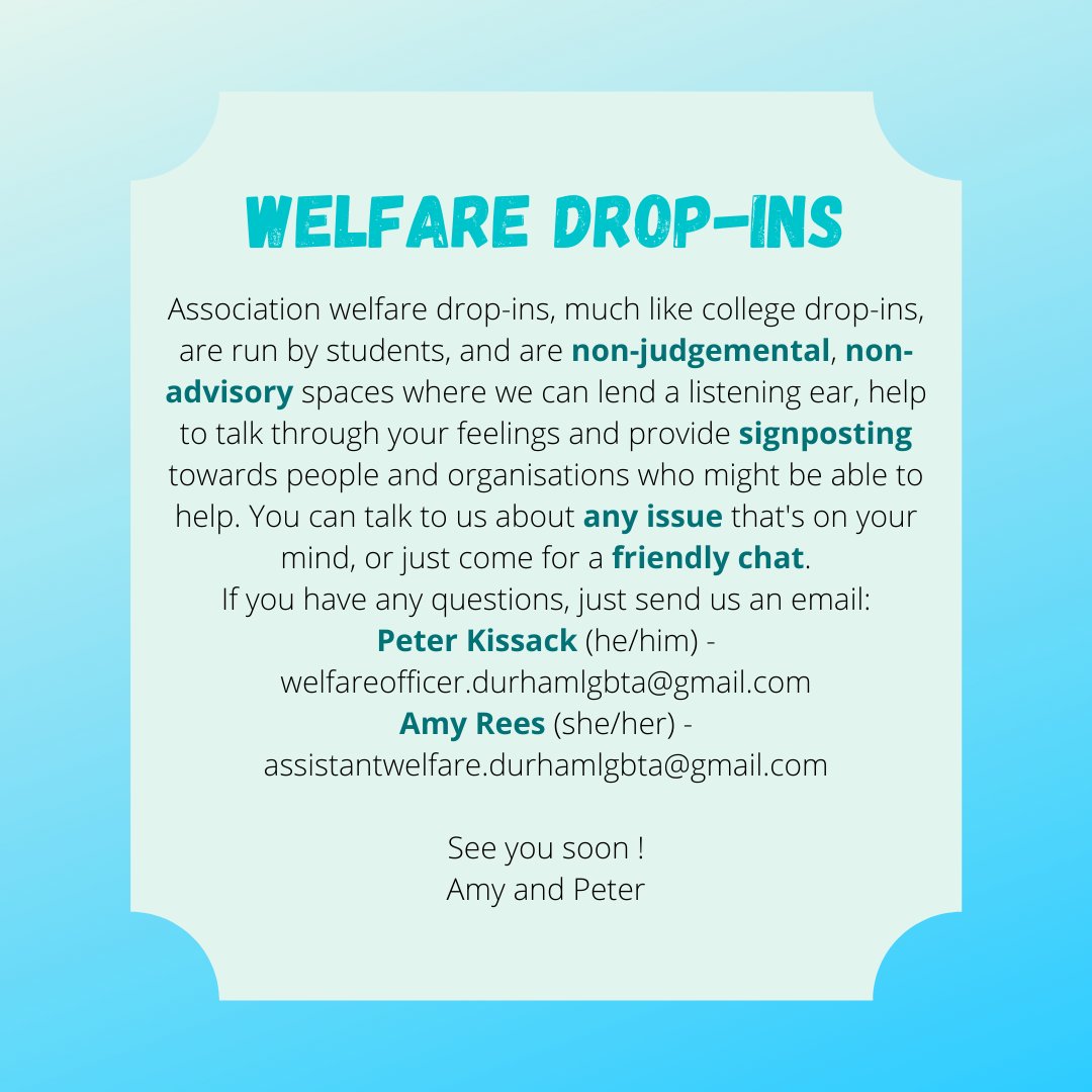 Durham LGBT+ Association tweet media