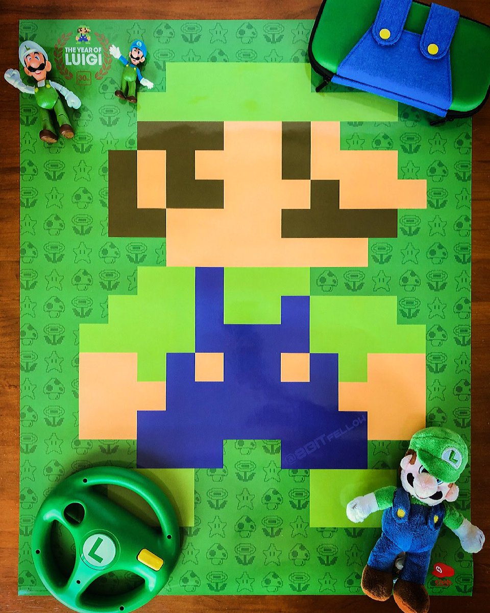 8bitfellow's tweet photo. Happy St. Patrick’s Day gamers! Are you feeling lucky today? 🍀
.
#StPatricksDay #luigi #nintendo #NintendoSwitchpro #NintendoSwitch #nintendopower #gamer #gamers #gaming #gamingcommunity https://t.co/pInYXqvPAl