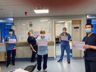 An opportunity to reflect & reinforce the pledge to identify and treat delirium using #4AT & TIME checklist in Acute Medicine Unit in RAH in the team huddle. #WDAD2021 @NHSGGC @hazelmiller999 @DrTerryQuinn @A_MacLullich @iDelirium_Aware @ajjuss @GerryMcL0609 @Claire64819154