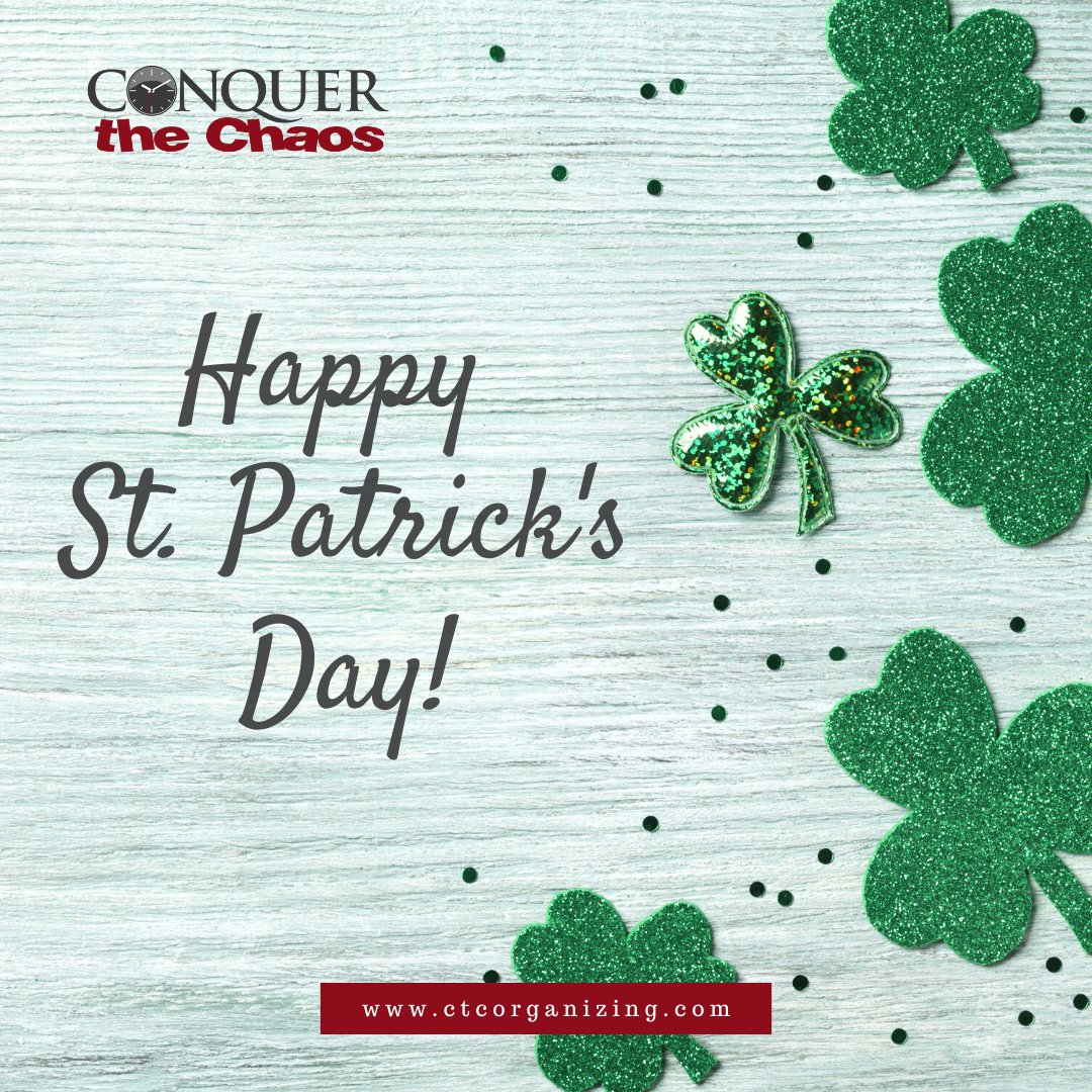 ctcorganizing's tweet photo. I hope you have a day full of luck, cheer, and some green beer (or another fun treat)! 

#stpatricksday #paddysday #paddy #stpatricks #happystpatricksday #stpattys https://t.co/obf021v7j8