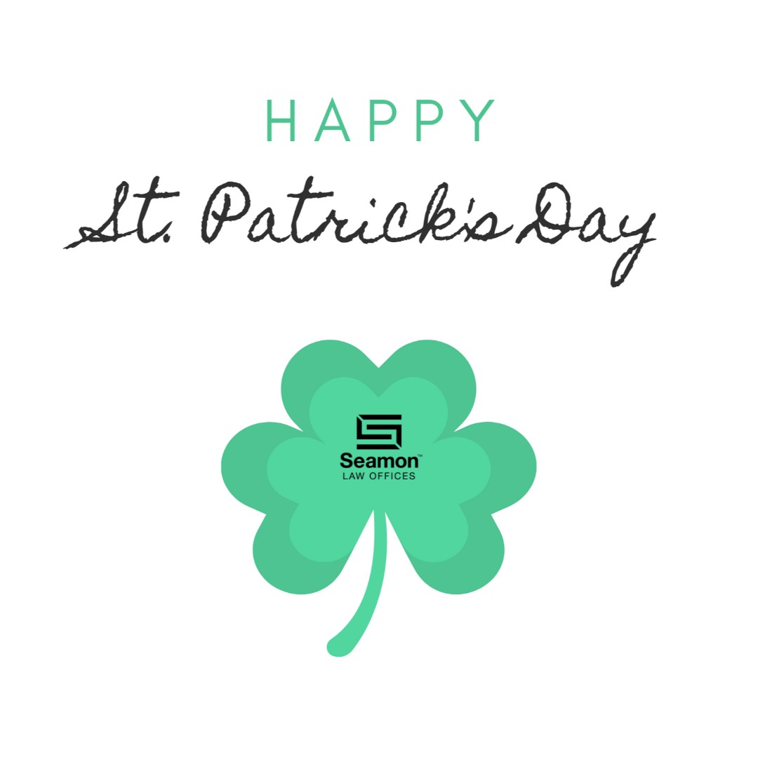 Seamon_Law's tweet photo. Happy #StPatricksDay! 🍀 https://t.co/eMF0RrapbE