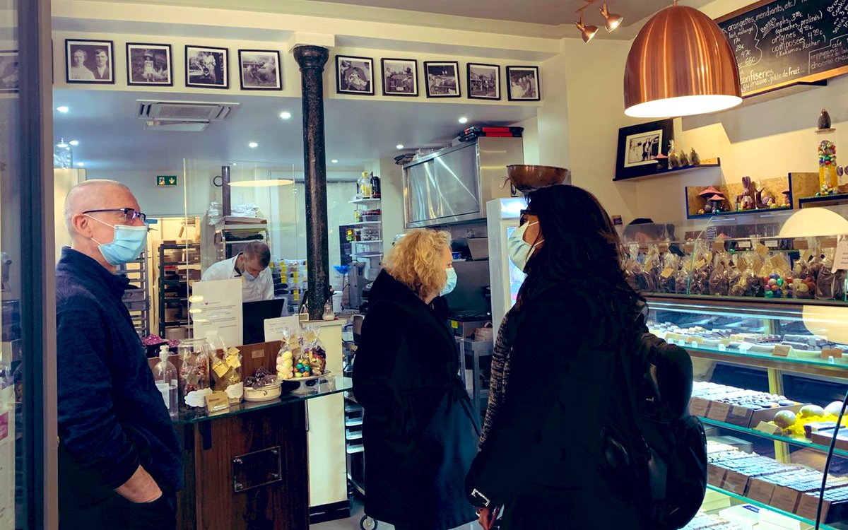 AudreyPulvar's tweet photo. Avec @ACORDEBARD @OliviaPolski et @romain_leboeuf de la @CMA_Paris ce matin, à la rencontre de commerçant.e.s installé.e.s par la @Semaest rues #Lancry et #LaGrangeAuxBelles. Bravo à
Simon Bricard, de Viande et Chef, prix du goût d’entreprendre 2021. 👏🏽👍🏽 #AlimentationDurable https://t.co/hAZkhar5An