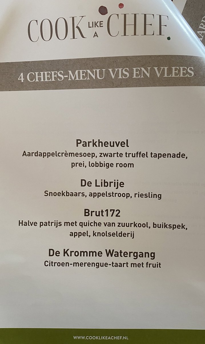RenateWijma's tweet photo. Binnen!!! https://t.co/VbTPUIGaVC vanavond Thuis koken met sterren met man en kind @delibrije @parkheuvel #brut172 @hansvanwolde043 #cookLikeaChef 😋 -> wordt vervolgd https://t.co/DFJqn18w6W