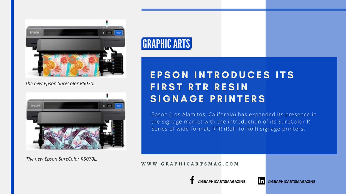 Check out <a href="/EpsonAmerica/">Epson America</a>'s The SureColor R-Series printers as these are the first of its kind to feature multi-purpose resin ink technology to consistently deliver professional quality wallpapers, fabrics, and many more! 🙌

More of it's features at ow.ly/yzgy50DZtJl 🙌
