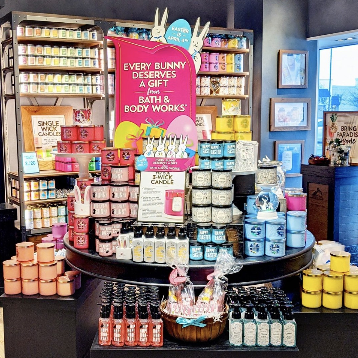 BATH AND BODY WORKS
🐰 HOP TO IT! 🐰 Easter exclusives are HERE at @bathandbodyworks (&amp; once they're gone... they're gone!). Start building your baskets for your some bunny special below! 👇 #sanduskymall