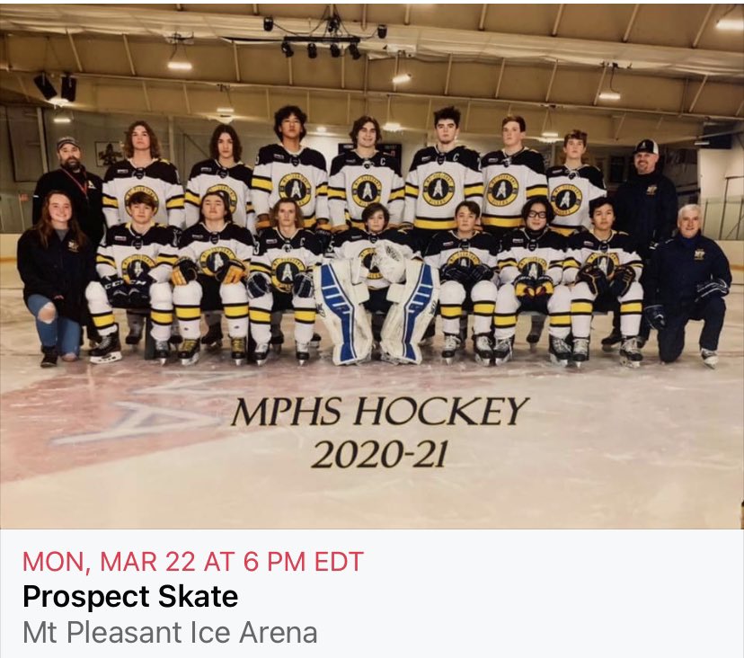 mpoilerhockey's tweet photo. Monday 6-6:50pm.  Prospect Skate for MPHS High School Hockey 
Calling 7th and 8th graders that are interested in playing High School Hockey; come skate with current players and meet your future coaches, scrimmage with current MPHS team to get a taste for High School Hockey Life. https://t.co/X0rqb8c17N