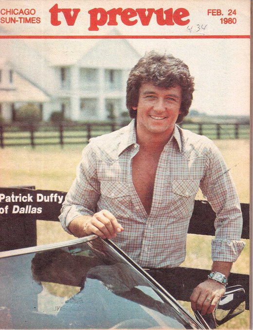 Happy Birthday to Patrick Duffy, born on this day in 1949
Chicago Sun-Times TV Prevue.  February 2-8, 1980 