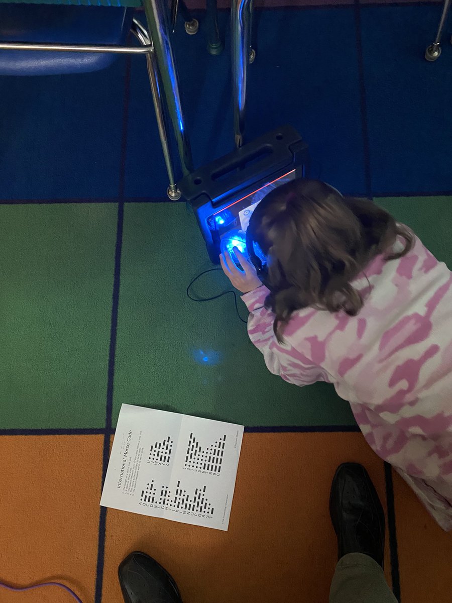 boschen4's tweet photo. Coding #sphero with Morse code messages in science today! @wcpsmd @EllistarTara #FDELearns https://t.co/l3gBEBK8qJ