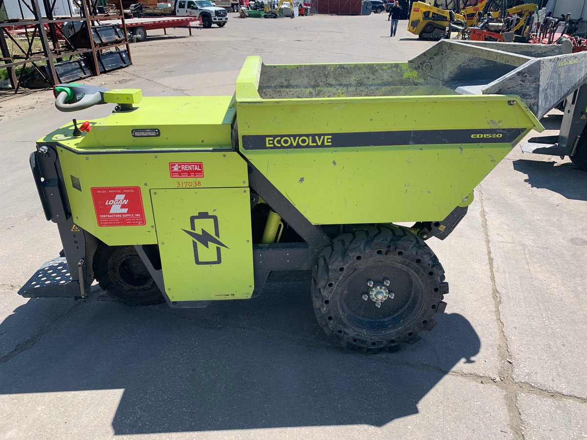 USED EQUIPMENT SALE
2018 Ecovolve Dumper 
Unit# 317038
$49,995
Call your local Logan Contractors Supply or send us a message for more pictures or information on this and other units!