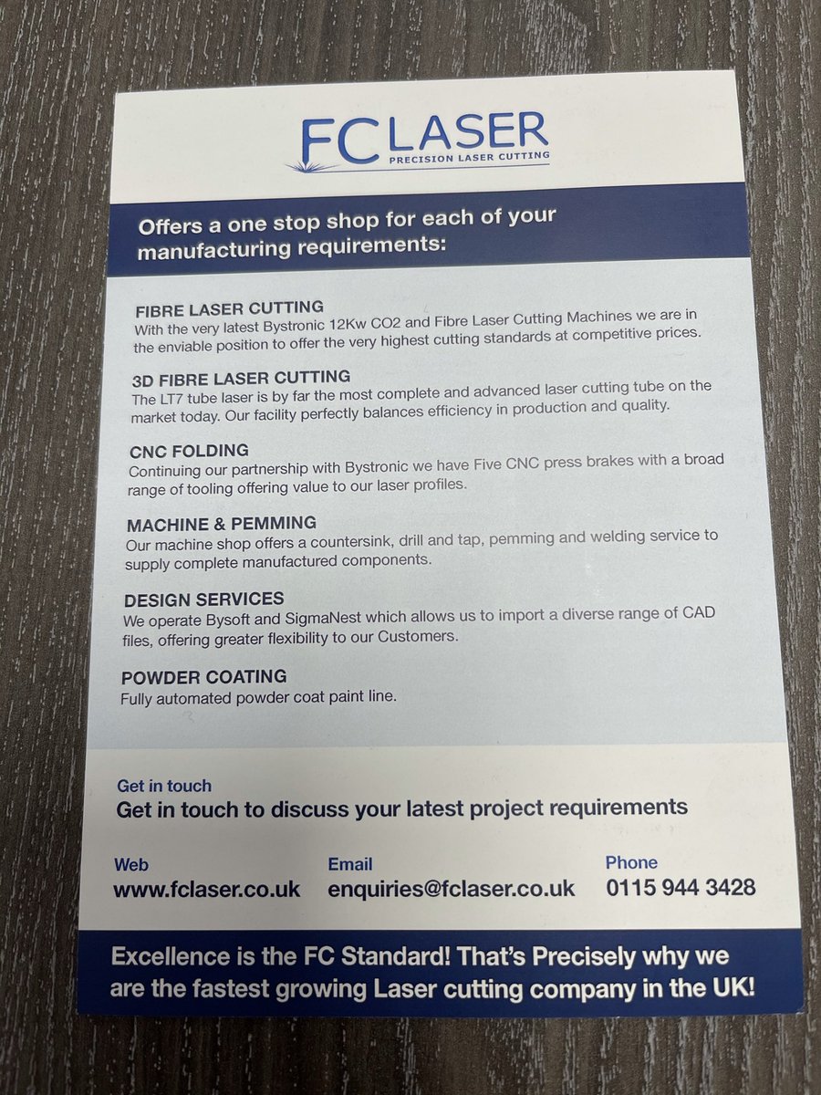 FcLaserLTD1's tweet photo. This months Engineering Subcontractor has landed and FC Laser Ltd  have a double feature 👀 👍

The latest edition covers our newest Bystronic UK Limited Bystar 12Kw Laser cutter, an update on our ‘one stop shop’ services and the latest news about the Employee Ownership Trust! https://t.co/LFoZMgSuDN