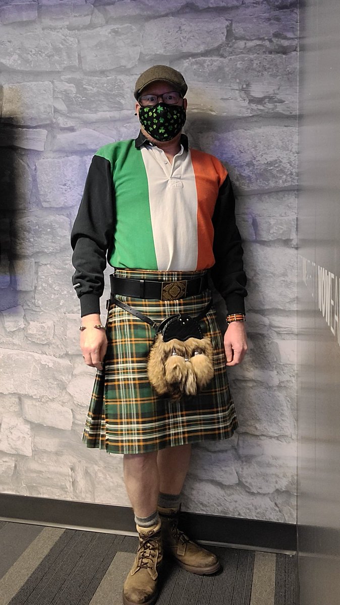 KiltedG's tweet image. Happy #StPatricksDay! Wearing my Heritage of Ireland tartan today. @Proud2bYoungOrg @EarthCity3