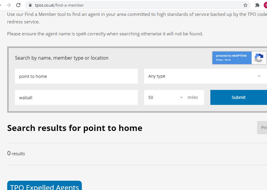 Agent_PeeBee's tweet photo. .@NTSELAT if you are not already looking at https://t.co/j03Ylc5nf3 I would suggest you should be.
First alarm bell - no record of membership on either .@TPOmb or .@PropertyRedress websites
You know them better in their previous incarnation - as #HomePoint
#DO_SOMETHING https://t.co/2NmYuZRTPQ