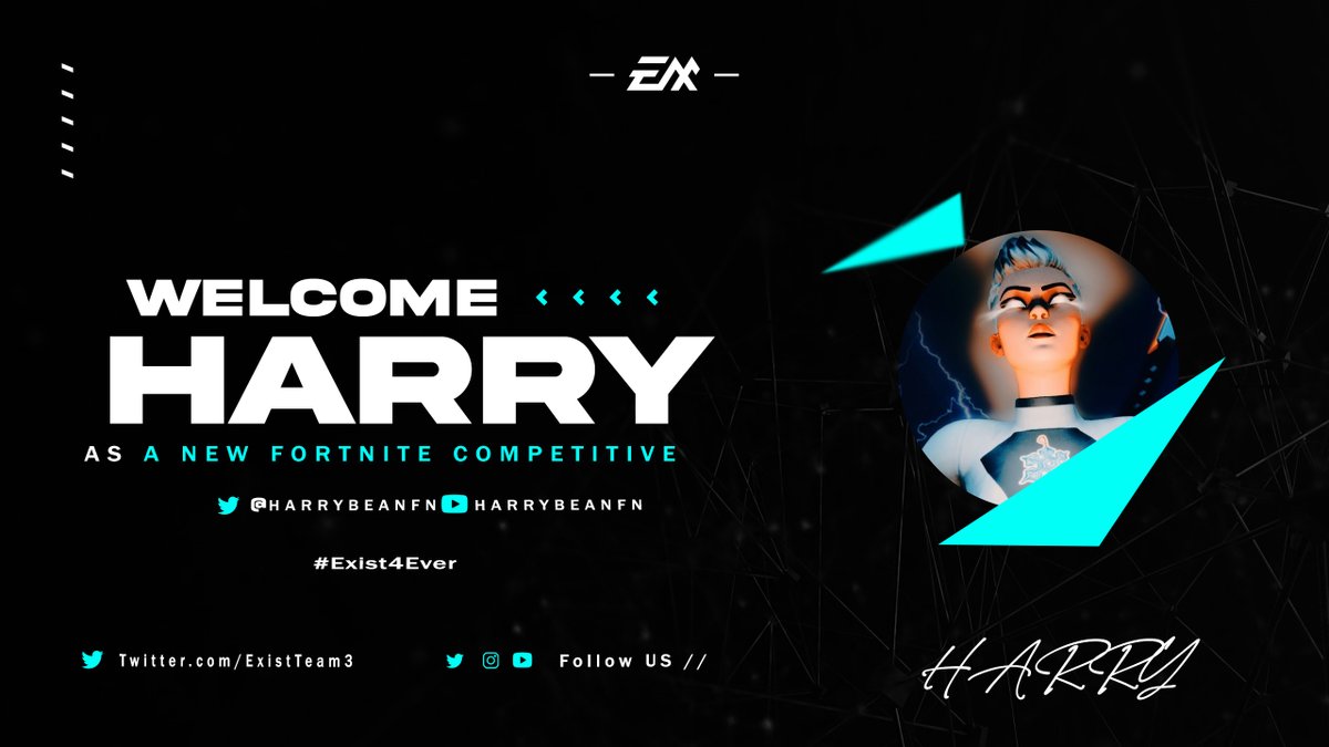 ExistAUT1's tweet photo. Welcome to our new Fortnite Competitive player 
@HarryBeanFN 🎉🌊🔥 https://t.co/IZ9W0mNOeL