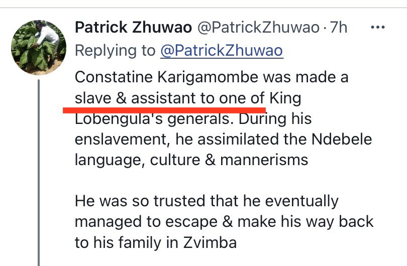 FoxLion2028's tweet photo. What the Ndebele Kings did 100yrs ago should not be a justification for Gukurahundi massacre, my only question to honourable @PatrickZhuwao is are you sure the Ndebeles would travel as far as Zvimba for raids considering there was no mode of transport those days? #AllTribesMatter https://t.co/K0iClzxDdp