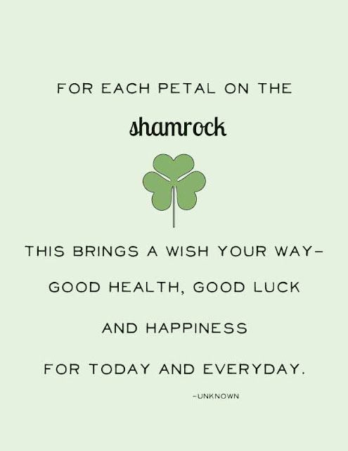 May the luck of the Irish be with you today!  ☘️☘️☘️