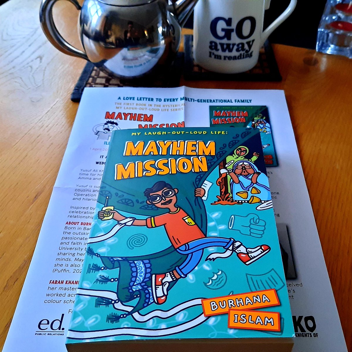 Huge thanks to <a href="/_KnightsOf/">Knights Of</a> <a href="/ed_pr/">ed public relations</a> for this fabulously fun book post ❤📚📮

Mayhem Mission by <a href="/Burhana92/">Burhana Islam (is most likely offline)</a> and illustrated by <a href="/farahkhandaker/">Fkhart</a>.