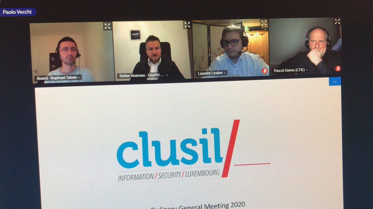 clusil_lu's tweet photo. Merci à chacun de nos panelists #AG2020 https://t.co/aXfQI2y2id
