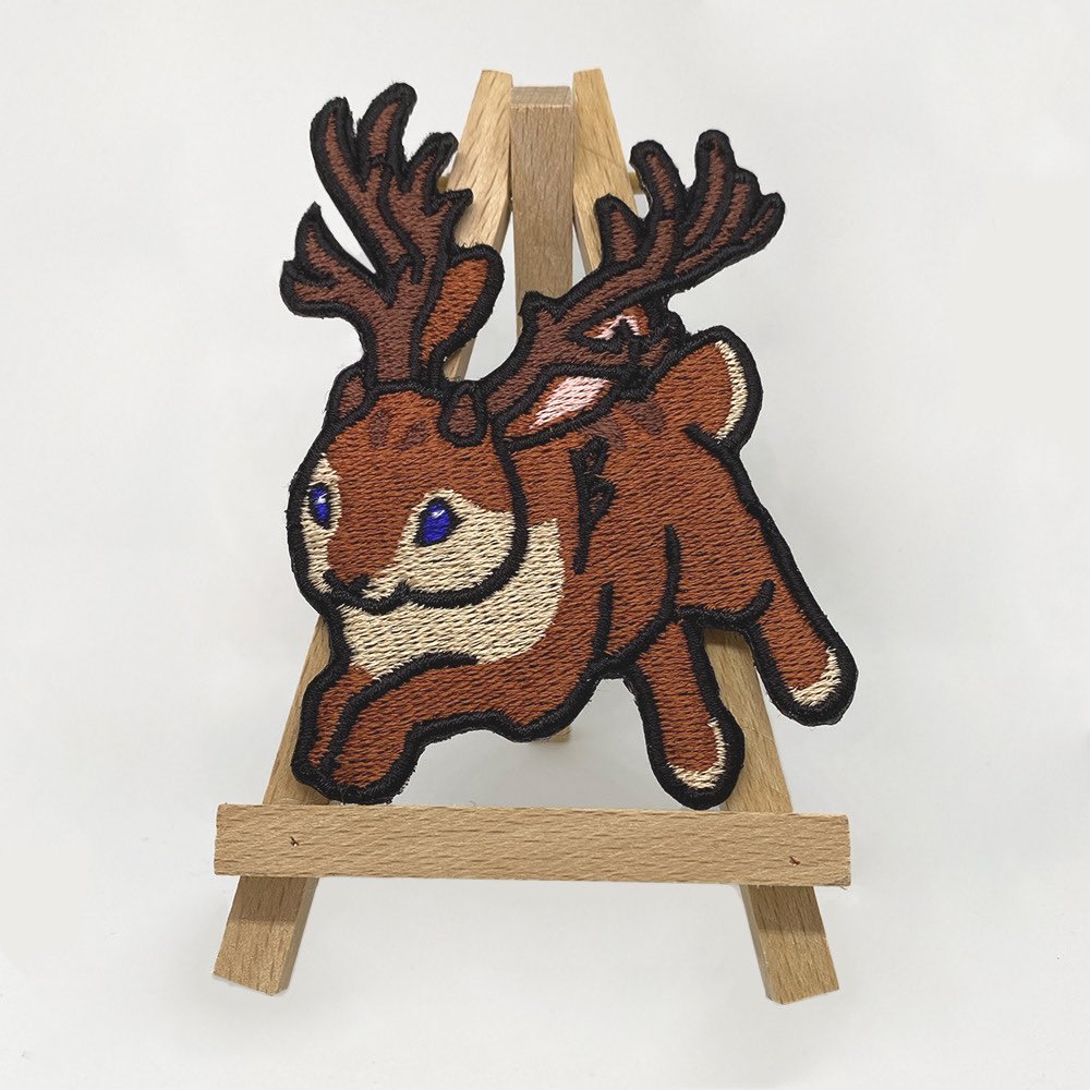 KatKarus's tweet photo. Jackalope Commission from Etsy

#jackalope #cryptid #cryptozoology #embroidery https://t.co/kQyQumHhLc