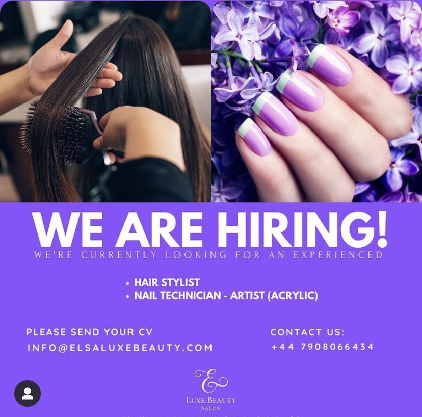 Create Attractive Job Ads, Job Posters, Now Hiring Ads | Nail Stylist Salary  | ealliancecorp.com