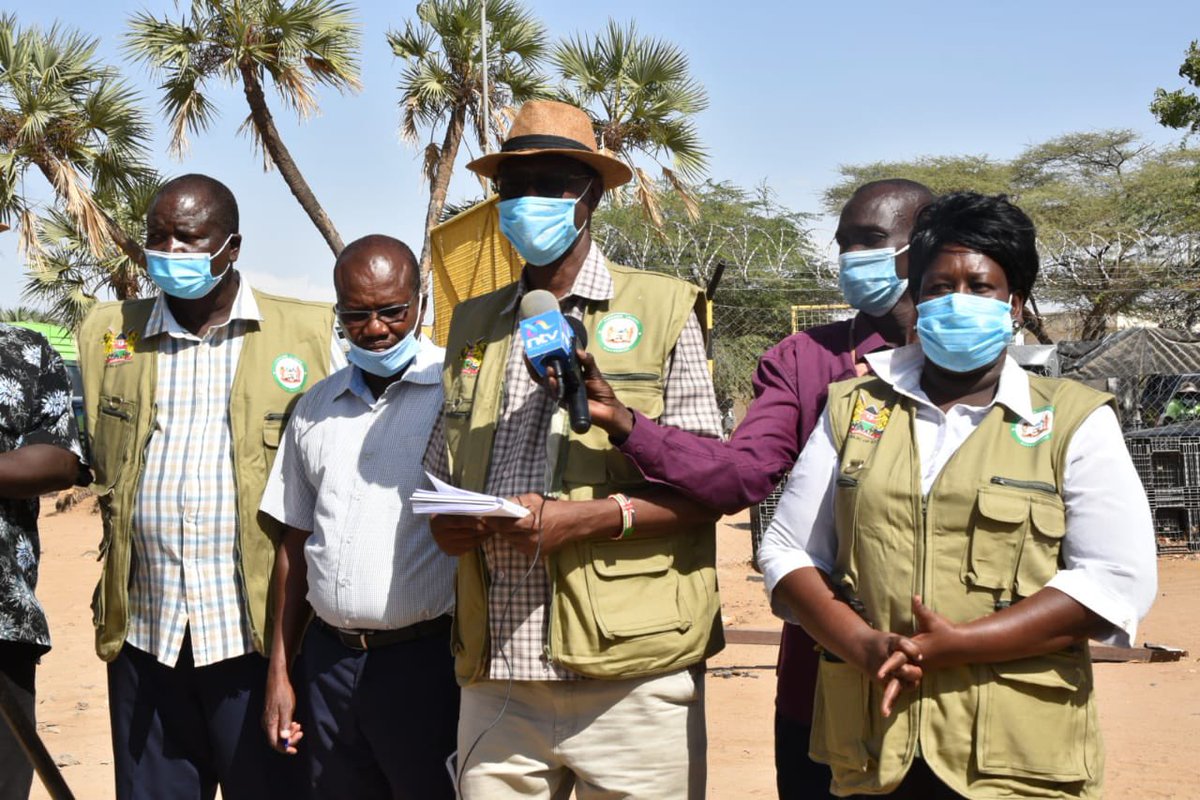 TurkanaCountyKE's tweet image. Deputy Governor @LotethiroPeter has today flagged off a consignment of relief food meant to cushion members of the Public from effects of Covid -19 and severe drought across the county.