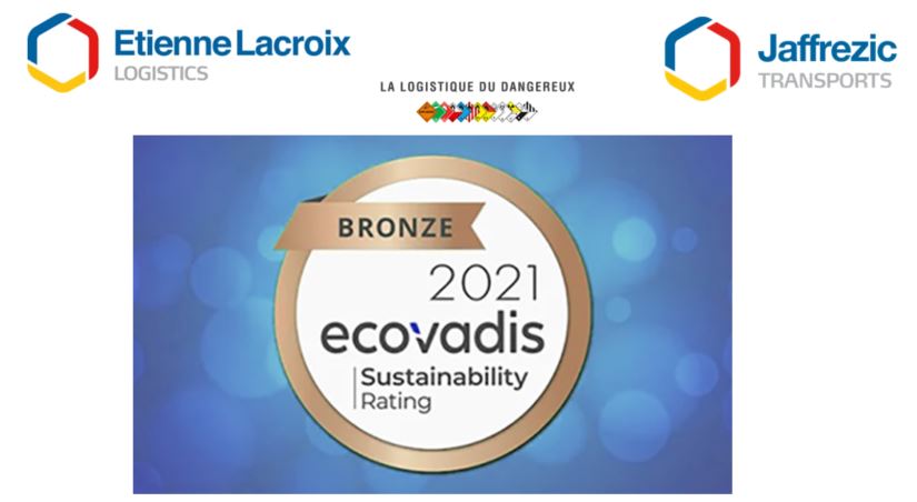 #Valeurs : #Excellence &amp; #Innovation #RSE Notre Groupe via sa Filiale Logistique  ELL–Jaffrezic , récompensé par une médaille de bronze EcoVadis pour saluer les performances environnementales, sociales et éthiques. #RSE Plus d'infos bit.ly/2OM41eN