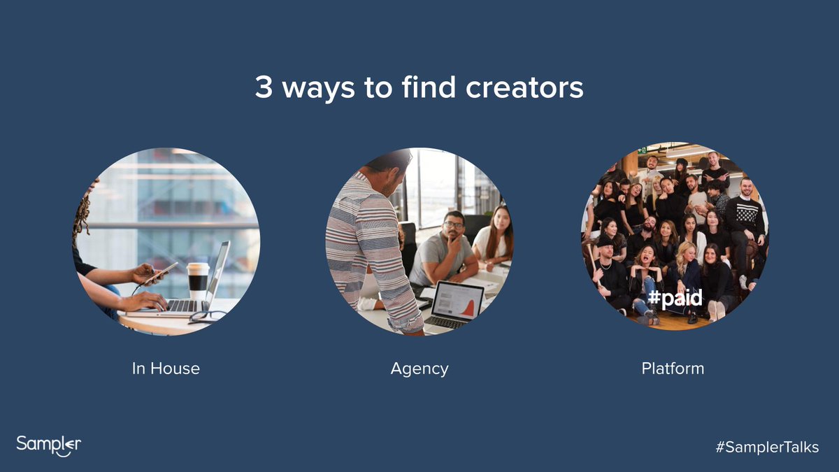 SamplerBusiness's tweet image. Where should you go to find these creators? #SamplerTalks