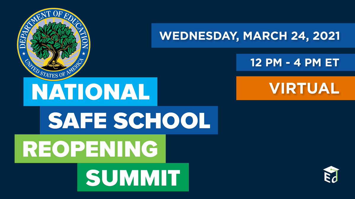 There is no one-size-fits-all solution to reopening schools – that’s why we are bringing everyone to the table to find what works best in your community. #SchoolReopeningSummit