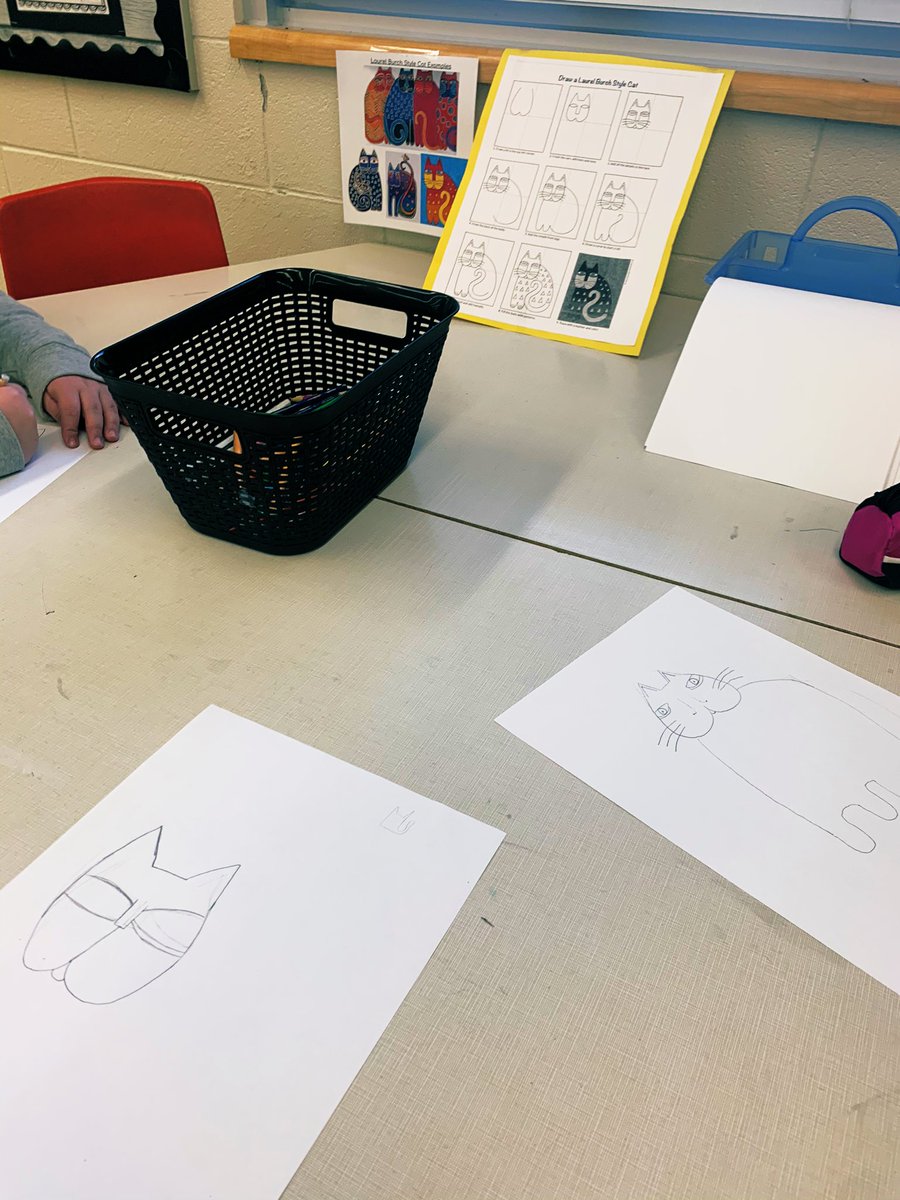 misssjohnston's tweet photo. Third day of March Madness was Art Rotations - Magnet Mosaics, Rolling for Pattern Blocks, Laurel Burch Cats &amp; Hand Art. Students continuing to demonstrate increased engagement getting to collaborate with their peers all day. https://t.co/MIWMdAvR11