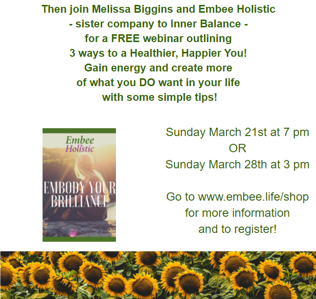 SummitFitSports's tweet photo. Are you ready to be a healthies, happier you? We have the webinar for you coming next week! Inner Balance will be located inside Summit Fitness and Sport. Check it out and register today! https://t.co/ND1DK35seB