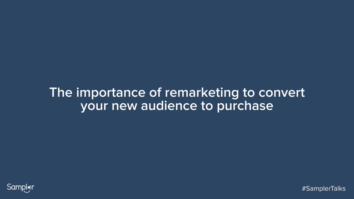 SamplerBusiness's tweet image. Planning how you continue the conversation with your consumers all the way to purchase is one of the most important aspects of a successful campaign. #SamplerTalks
