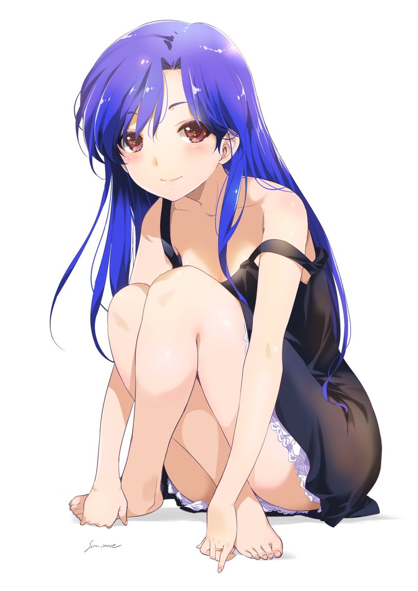 如月千早 「おやすみなさい? 」|いのうえ空@僕の彼女はさすがです。連載中!のイラスト