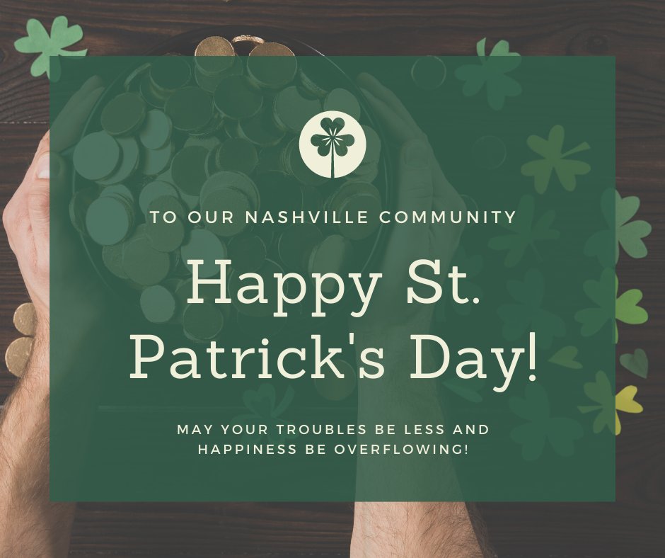 ConceptTechInc's tweet image. Happy #StPatricksDay, everyone!  We truly are luck to be part of this flourishing community!  Be safe and cheers to you all!  #StPattysDay #nashvillestrong 🎩🍀🌈🍻