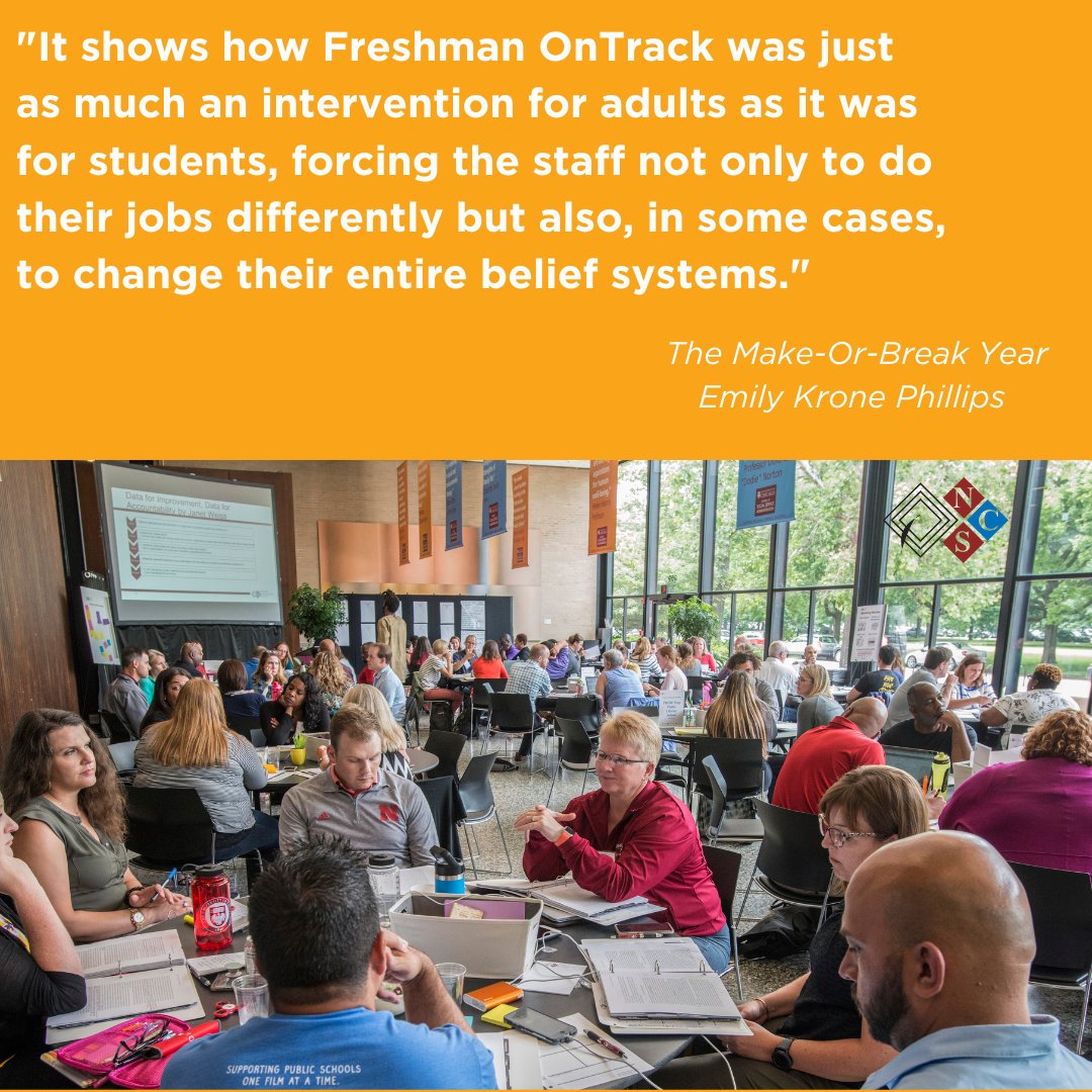 NCSChicago's tweet photo. It’s the first week of the NCS Read Along! This week, as we read through the Introduction, consider this question: 

How could adults shift their beliefs and mindsets  to better support student outcomes?

#NCSChicago 
#FreshmanSuccess
#OnTrack2Graduate https://t.co/PySnXCM2L4