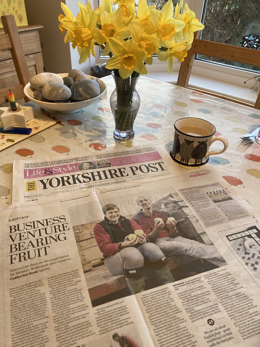 yorkshireapples's tweet photo. Just a bit excited to be featured in the @yorkshirepost today. A great article about how the business has grown to what it is today.
#TheYorkshirePost #YorkshirwNews #YorkshireNewspaper #InThePaper #YorkshireBusiness #YorkshireFamily #FamilyBusiness #SmallBusinessOwners https://t.co/6L8Z9uOcbY