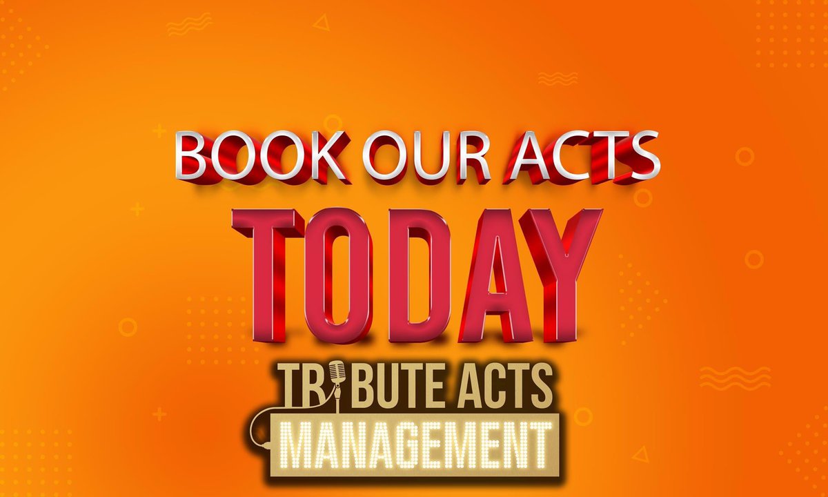 Oh it's good to be BACK!!

Seeing bookings coming back in and dates being rescheduled for our acts is putting the biggest smile on our faces!

Send us a DM now or EMAIL info@tributeactsmanagement.com to secure your act!