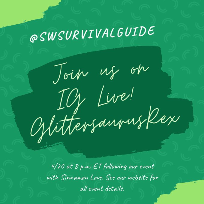 Because we love a Save the Date: Following our April 20 event with @SinnamonLove, we'll continue the<a href="/tag/selfcare"class="tags"><span>#selfcare</span></a><a href="/tag/cannabiscommunity"class="tags"><span>#cannabiscommunity</span></a>