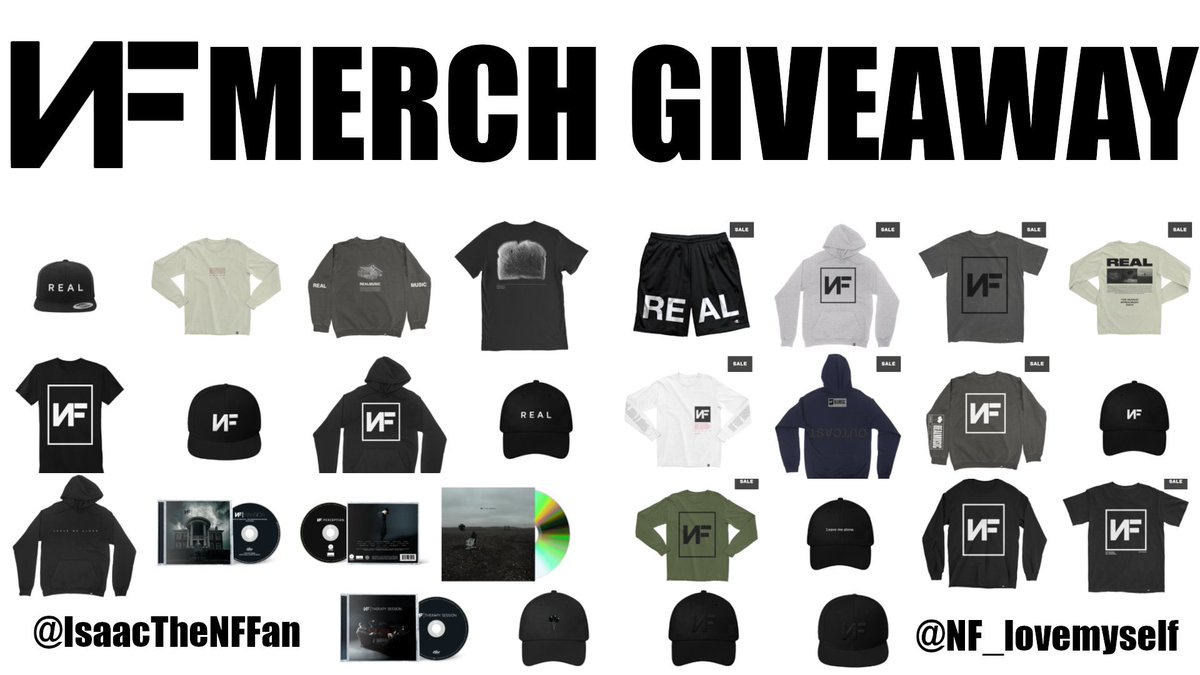 IsaacTheNFFan's tweet photo. 🗝 NF MERCH GIVEAWAY 🗝

How to Enter:
1. RETWEET This Tweet
2. FOLLOW @IsaacTheNFFan &amp; @NF_lovemyself 
3. SUBSCRIBE to my YT - https://t.co/wrBeRBfFW5

☁️Winner chosen March 26th☁️

☁️Winner gets item of their choice!☁️

Make sure you do every step, it will be checked! https://t.co/9s1memJfD9