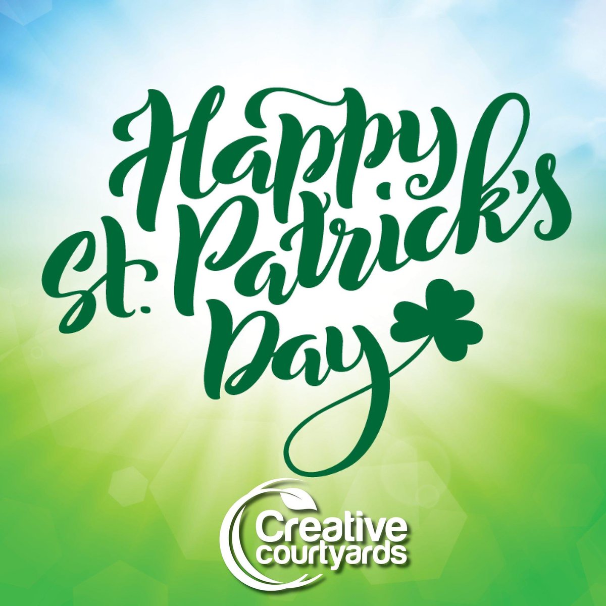 CreativeCourtyd's tweet photo. Oh my Guinness! 🍀 It's st. Patrick's Day! Cheers to you from everyone here at Creative Courtyards!! 

#creativecourtyards #outdoorliving #stpattysday #stpatricksday #stpattysday2021 #stpatricksday2021 #happystpatricksday #happystpattysday #leprechaun #shamrock #green #outdoors https://t.co/0Lk79tofEn