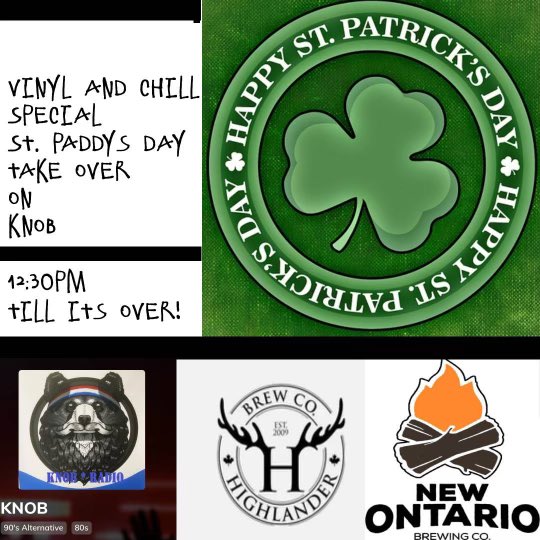 Happy St. Paddy’s day! <a href="/HomieSmileS/">Justin William Myles</a> is taking over the station to bring you the best of Ireland! Grab a pint and enjoy some drinking tunes! Link in my bio