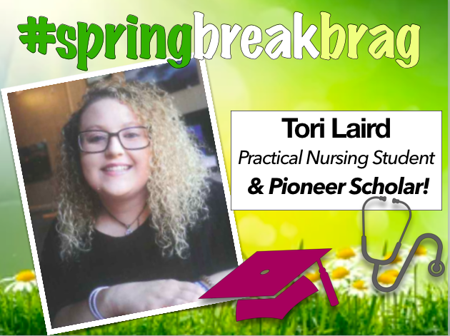 ct_tech's tweet photo. Today's #springbreakbrag is Tori Laird, Watonga Practical Nursing student. Not only is she a Pioneer Scholar but she also talked about the value of a CareerTech education in her GoPioneer interview! Read it here:  https://t.co/kKuRANgwSe
#CareerTechmakessense
#OneSmartCookie🍪 https://t.co/2V1EDtwIFw
