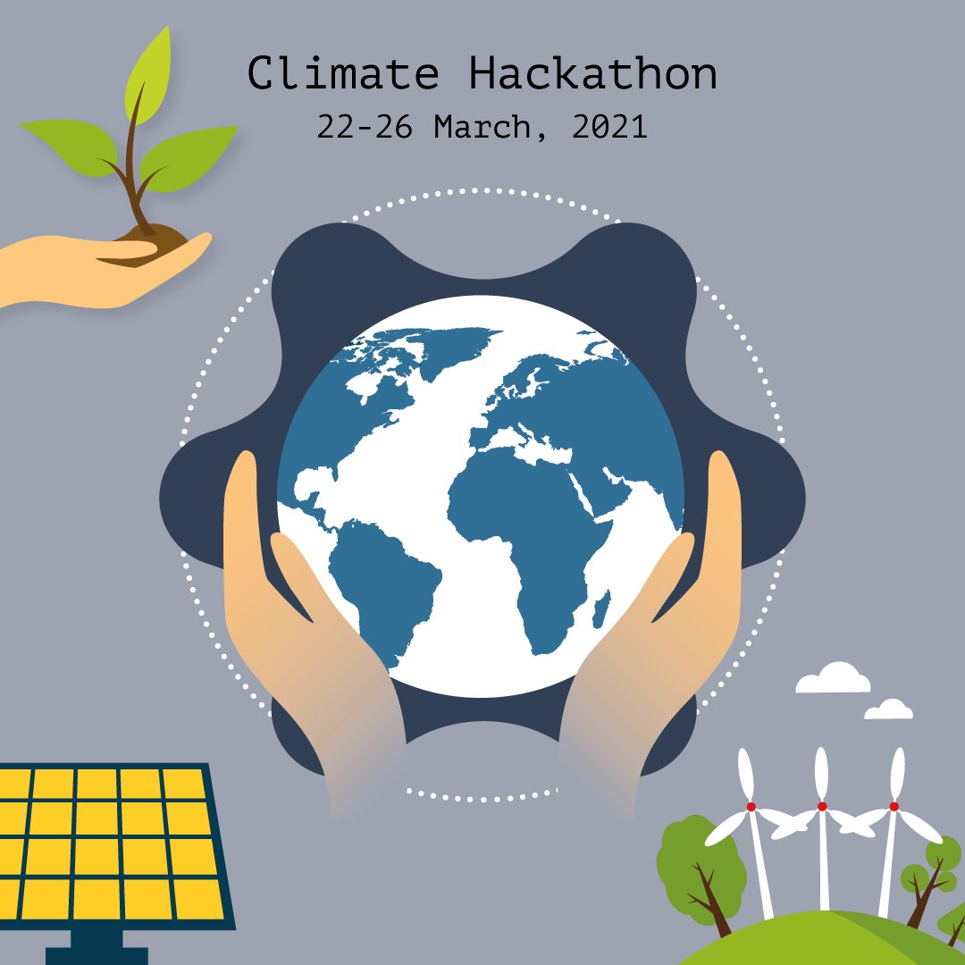 We are inviting developers to participate in this Hackathon. 
hacktheclimate.devpost.com
#hacktheclimate #hackathon