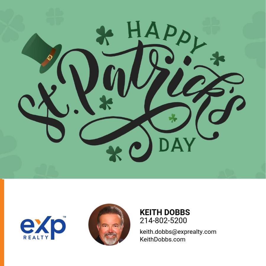 keithdobbsdfw's tweet photo. May the luck of the Irish be with you! https://t.co/tGHLtWoJbu