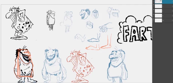 Meet 'Fart' and 'Burn' , yes you read it well, the two character from Mike Morris Master Class, 'From Storyboard to short movie'.

Watch the replay from yesterday's session here : https://t.co/MH3cmsMXxc 