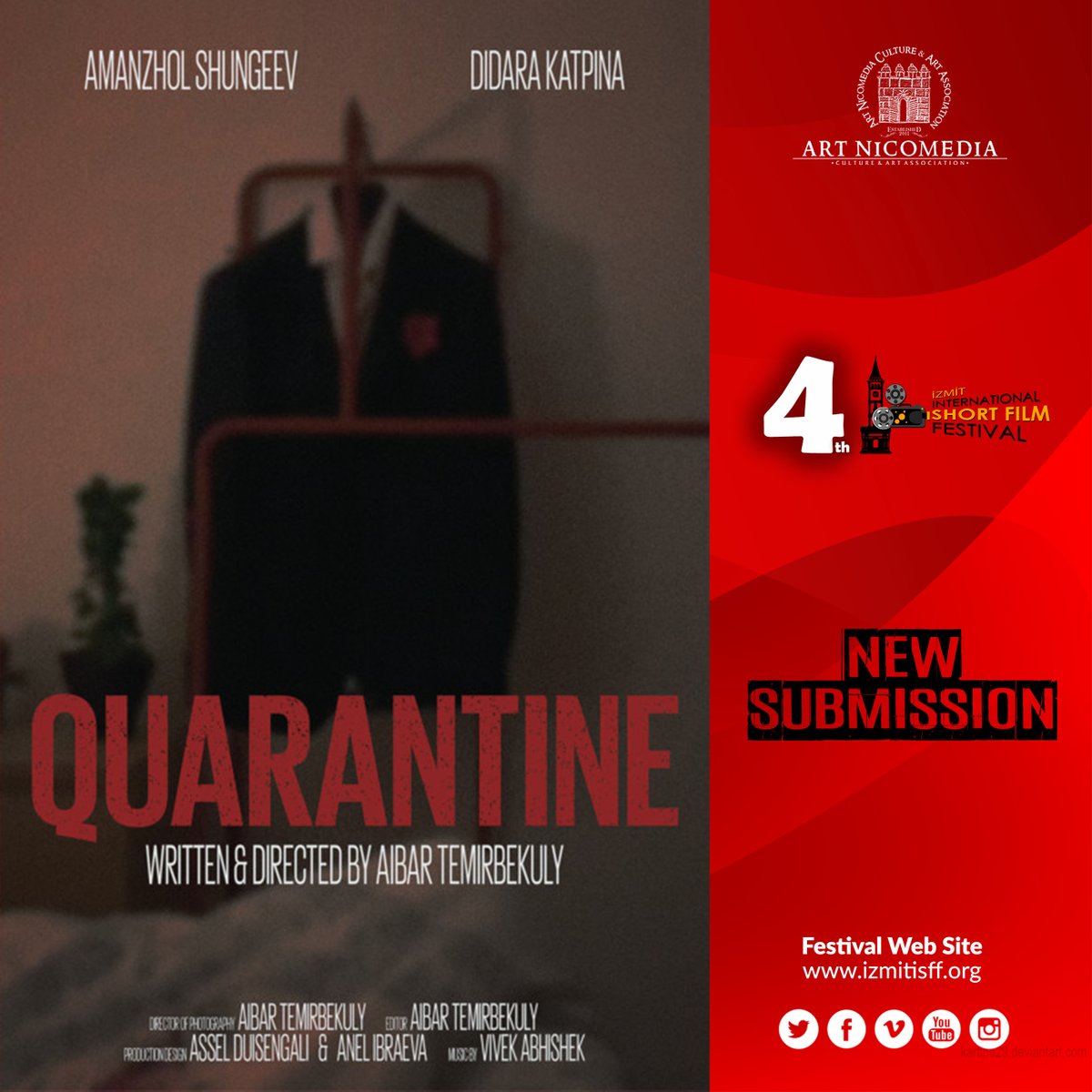 ArtNicomedia's tweet photo. #earlybird #deadline is continue!

Submit your film via #FilmFreeway
https://t.co/gZcE3Nsfbw

#izmit #iisff #international #shortfilm #cortometraje #shortfilmfestival #festival #kısafilm #film #director #producer #filmmaker #movie #event https://t.co/nPIxA9RNMp