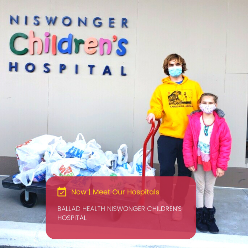 CMN_HQ's tweet photo. Meet Our Hospitals: @BalladHealth provides superior care with compassion for residents. The children and teens served at @NiswongerCHosp are the future. They work every day to help and heal the young people of the region – and, ultimately, to make hope rise. https://t.co/8BEeS3tBSt