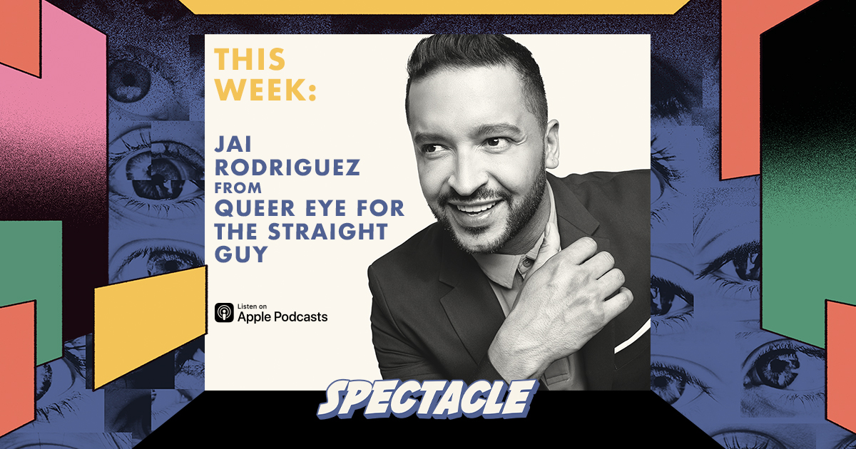 Spectacle_Pod's tweet image. .@jairodriguez from #QueerEye joins @mRiah for a candid chat on how the first iteration of the show was looking for tolerance above all else. Listen to the newest episode of Spectacle wherever you get your podcasts. link.chtbl.com/Queer_Eye