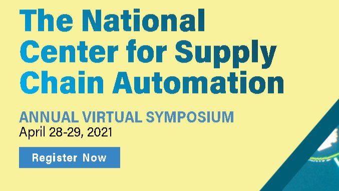 The latest in emerging technologies and certifications that are vital to the future of #SupplyChainAutomation. Registration is free for this virtual event! Register here:  zoom.us/webinar/regist…
<a href="/NSFNCSCA/">National Center For Supply Chain Automation</a>