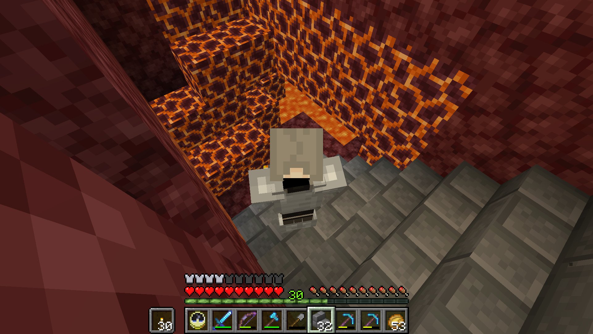 はじめ人間オクタゴン Pa Twitter ネザー採掘開始 W 地下へ掘り進めてマグマブロックとマグマ燃料を入手しました 横にも掘り進めながら新バイオームも探しつつ 順調にネザー素材を回収していきやす D マインクラフト マイクラ 寝る前サバイバル T